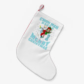 kerstsanta joe biden kamala harris unicorn kleine kerstsok (Voorkant (Hangend))