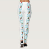 kerstsanta joe biden kamala harris unicorn leggings (Achterkant)