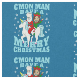 kerstsanta joe biden kamala harris unicorn stof