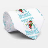 kerstsanta joe biden kamala harris unicorn stropdas (Opgerold)