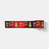 kerstsatijn satijnen lint (Voorkant)