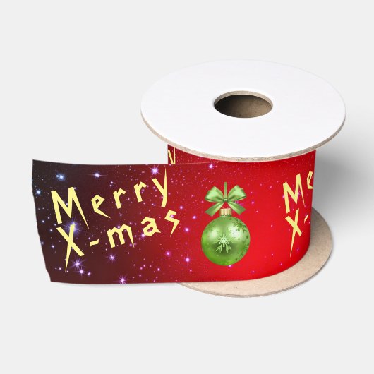 kerstsatijn satijnen lint (Spoel)