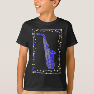 kerstsaxofoon t-shirt