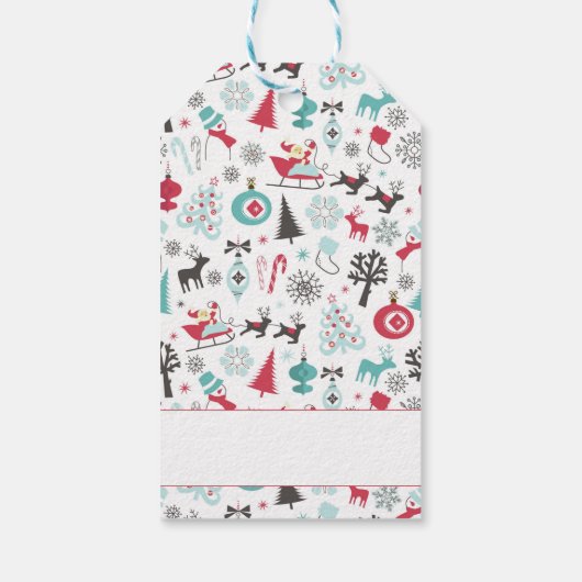 KerstScandinavische cadeauLabels (Achterkant)