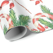 Kerstscans, kaneel en patroonpatroon cadeaupapier (Rol Hoek)