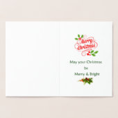 Kerstscène Folie Kaarten (Binnen)