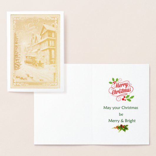 Kerstscène Folie Kaarten (Display)