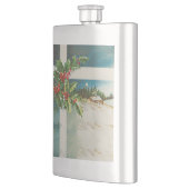 Kerstscène Holly Snow Winter Flacon (Links)