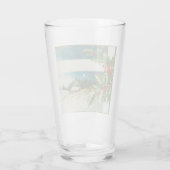 Kerstscène Holly Snow Winter Glas (Achterkant)