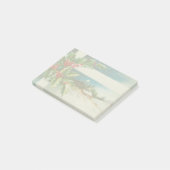 Kerstscène Holly Snow Winter Post-it® Notes (Schuin)