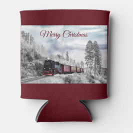  kerstscène in de winter blikjeskoeler