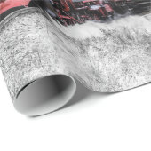  kerstscène in de winter cadeaupapier (Rol Hoek)