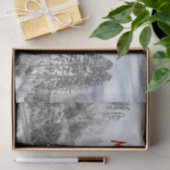 kerstscène in de winter tissuepapier (Geschenk)