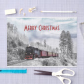 kerstscène in de winter tissuepapier (Craft)