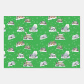 Kerstscène Inpakpapier Set Vel (Voorkant 2)
