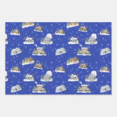 Kerstscène Inpakpapier Set Vel (Voorkant)