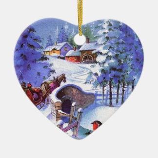  kerstscène keramisch ornament