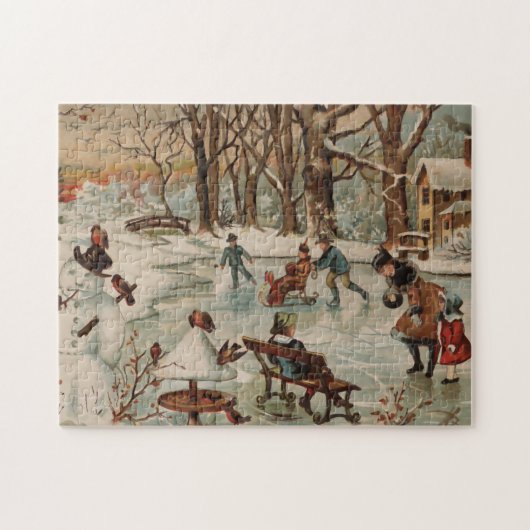 kerstscène legpuzzel (Horizontaal)