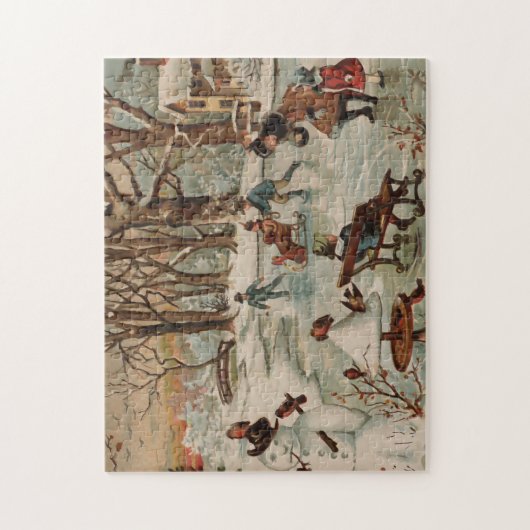  kerstscène legpuzzel (Verticaal)