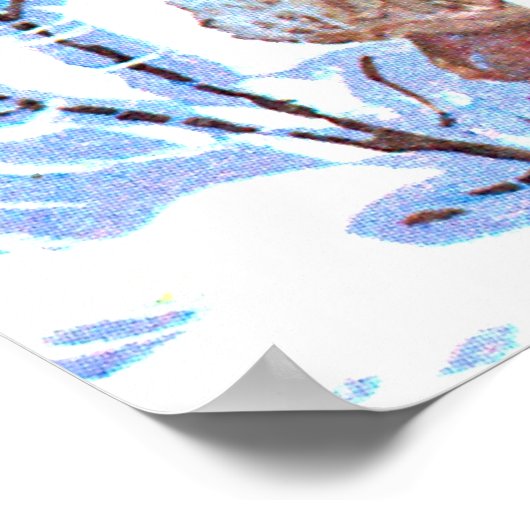  kerstscène met Russische pater Poster (Hoek)