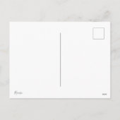 Kerstscene met twee gele labradorhonden bij de ope feestdagenkaart (Achterkant)