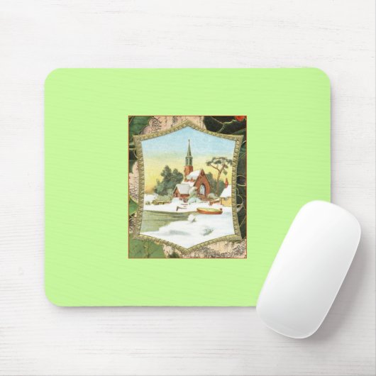 kerstscène muismat (Met muis)