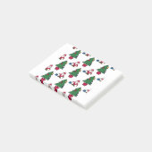 Kerstscène naadloos patroon post-it® notes (Schuin)