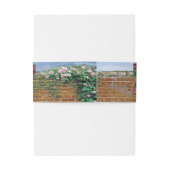 kerstscène Polka-dot Street Uitnodigingen Wikkel (Achterkant Voorbeeld)