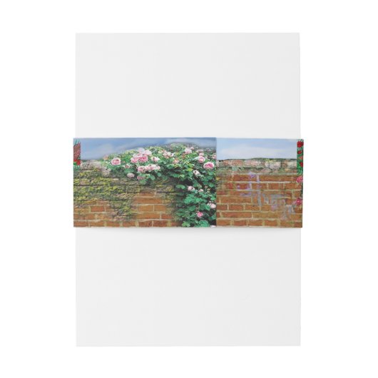 kerstscène Polka-dot Street Uitnodigingen Wikkel (Achterkant Voorbeeld)