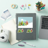 Kerstscène Sticker (iPad Cover)