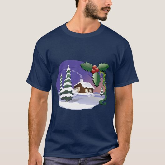 kerstscène t-shirt (Voorkant)