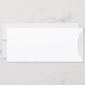 Kerstscène thuis - blanco kaart (Achterkant)