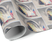  kerstscène uit de Heilige Bijbel van Patriottisch Cadeaupapier (Rol Hoek)