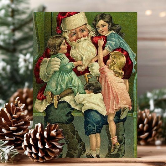  kerstscène voor kerstmis feestdagenkaart