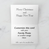  kerstscène voor Victoriaans kunst Feestdagen Kaart (Binnen)