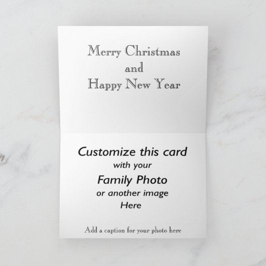  kerstscène voor Victoriaans kunst Feestdagen Kaart (Binnen)