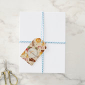  kerstscènes cadeaulabel (Met Touw)