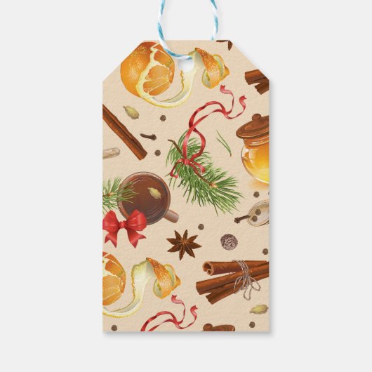 kerstscènes cadeaulabel (Achterkant)