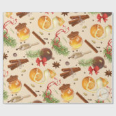  kerstscènes cadeaupapier (Vlak)