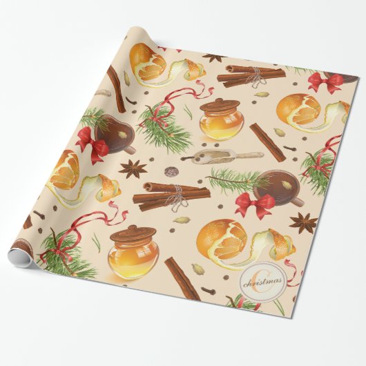  kerstscènes cadeaupapier (Uitgerold)