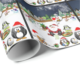 kerstscènes cadeaupapier
