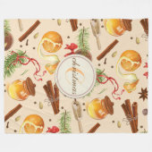  kerstscènes fleece deken (Voorkant (Horizontaal))