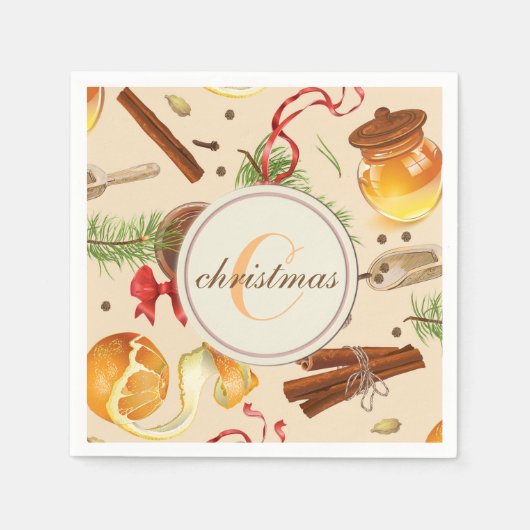 kerstscènes servetten (Voorkant)