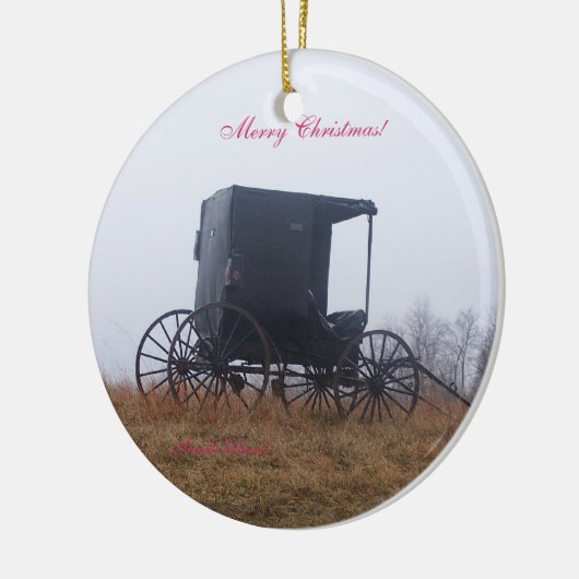 kerstscènes uit Ohio Keramisch Ornament (Links)