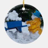 kerstscènes uit Ohio Keramisch Ornament (Achterkant)