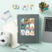 Kerstscènes vinyl sticker (iPad Cover)