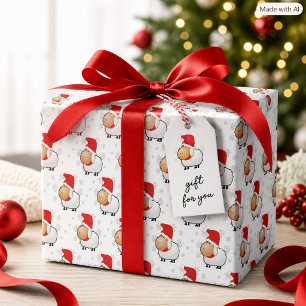 Kerstschaap Ambacht of Cadeauverpakkings Papier