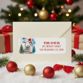 Kerstschaap Feestelijk Pet Etiket