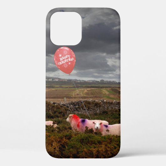 Kerstschaap Hoesje-Mate iPhone case (Achterkant)