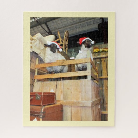 Kerstschaap Legpuzzel (Verticaal)